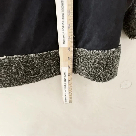 Kenzie || Vegan Micro Suede Fleece Black y2k Style Jacket Black Sz 8 - Picture 9 of 11